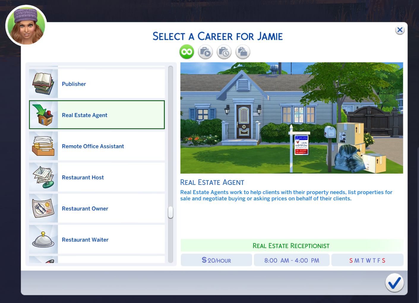 Real Estate Agent Career to KiaraSims4Mods!